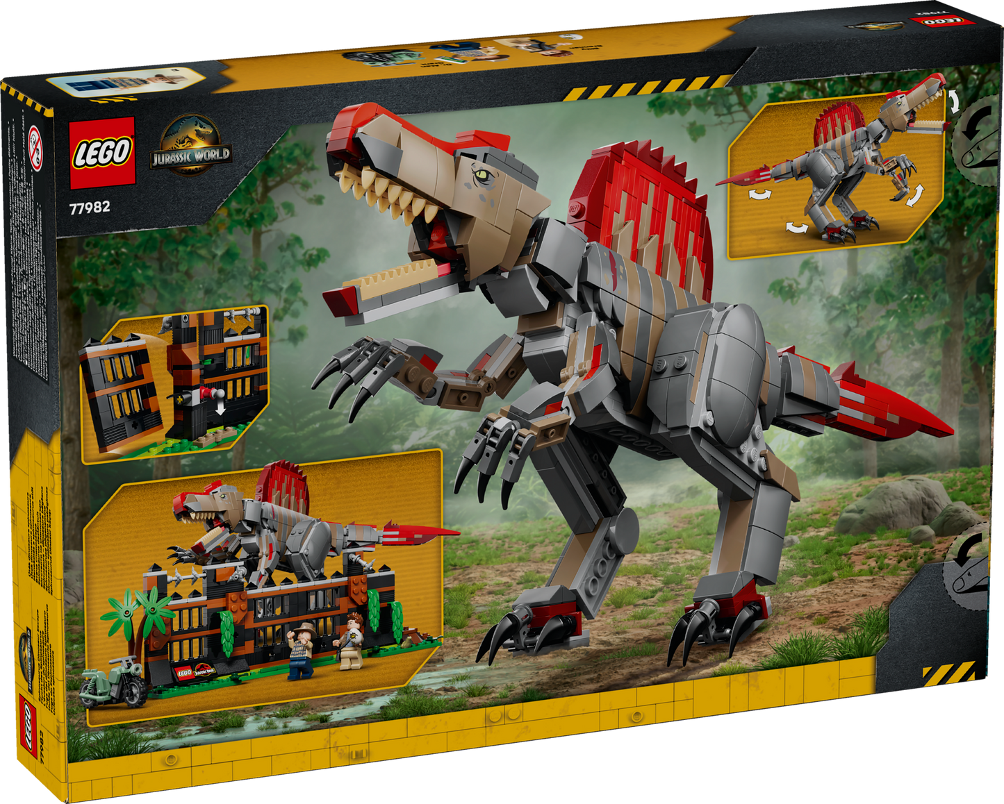 LEGO® 77982 Jurassic World™ Spinosaurus Dinosaur Escape