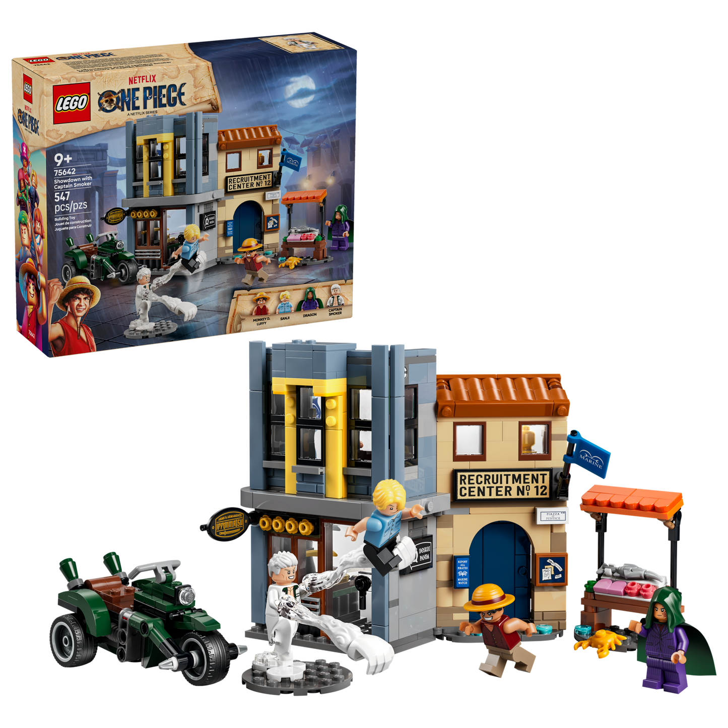 LEGO® 75642 One Piece Showdown with Captain Smoker