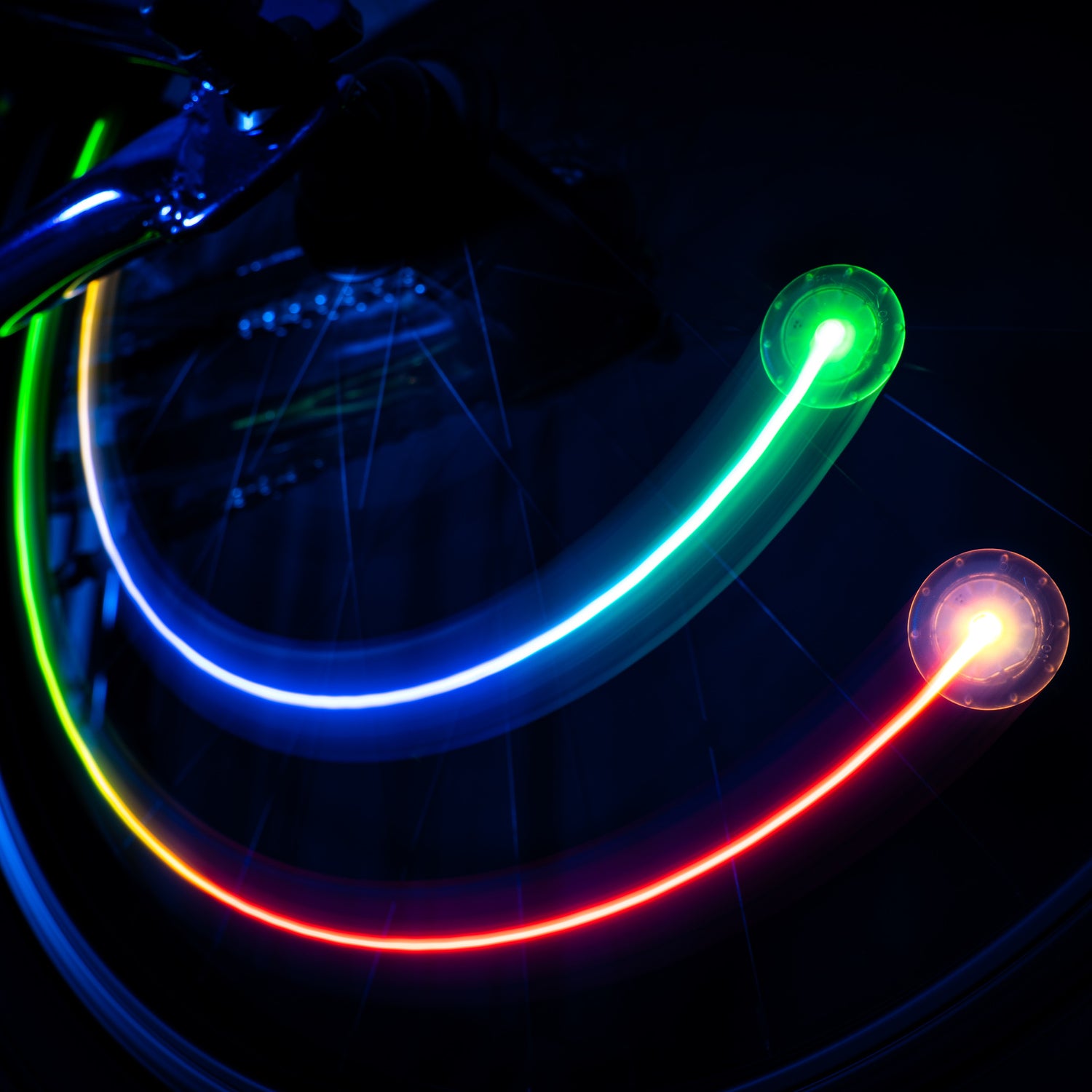 Orbit Brightz Color Morphing LED Bicycle Spoke Charms, 2pk