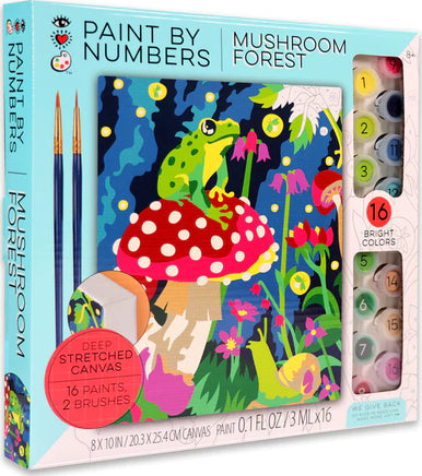 iHeartArt Paint by Numbers - Frog and Mushroom