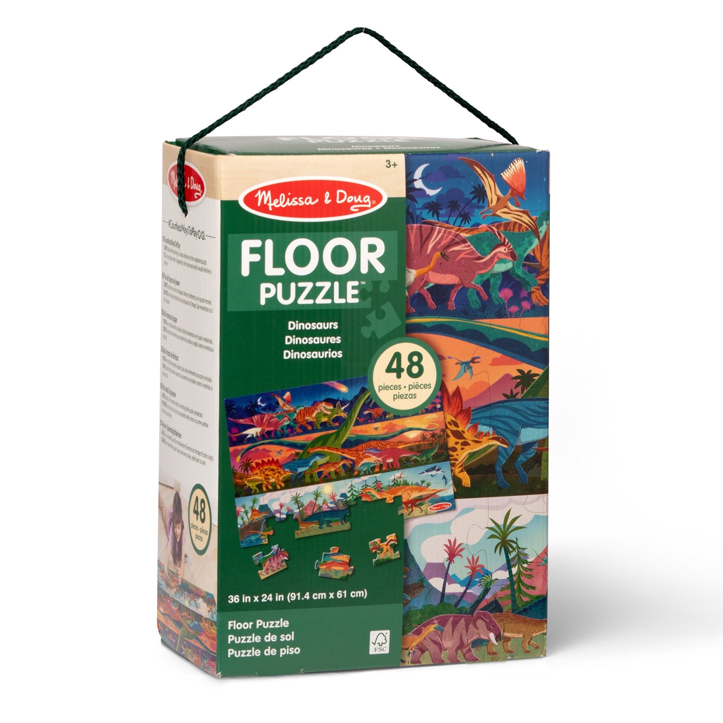 Melissa & Doug Dinosaur Floor Puzzle - 48 Pieces