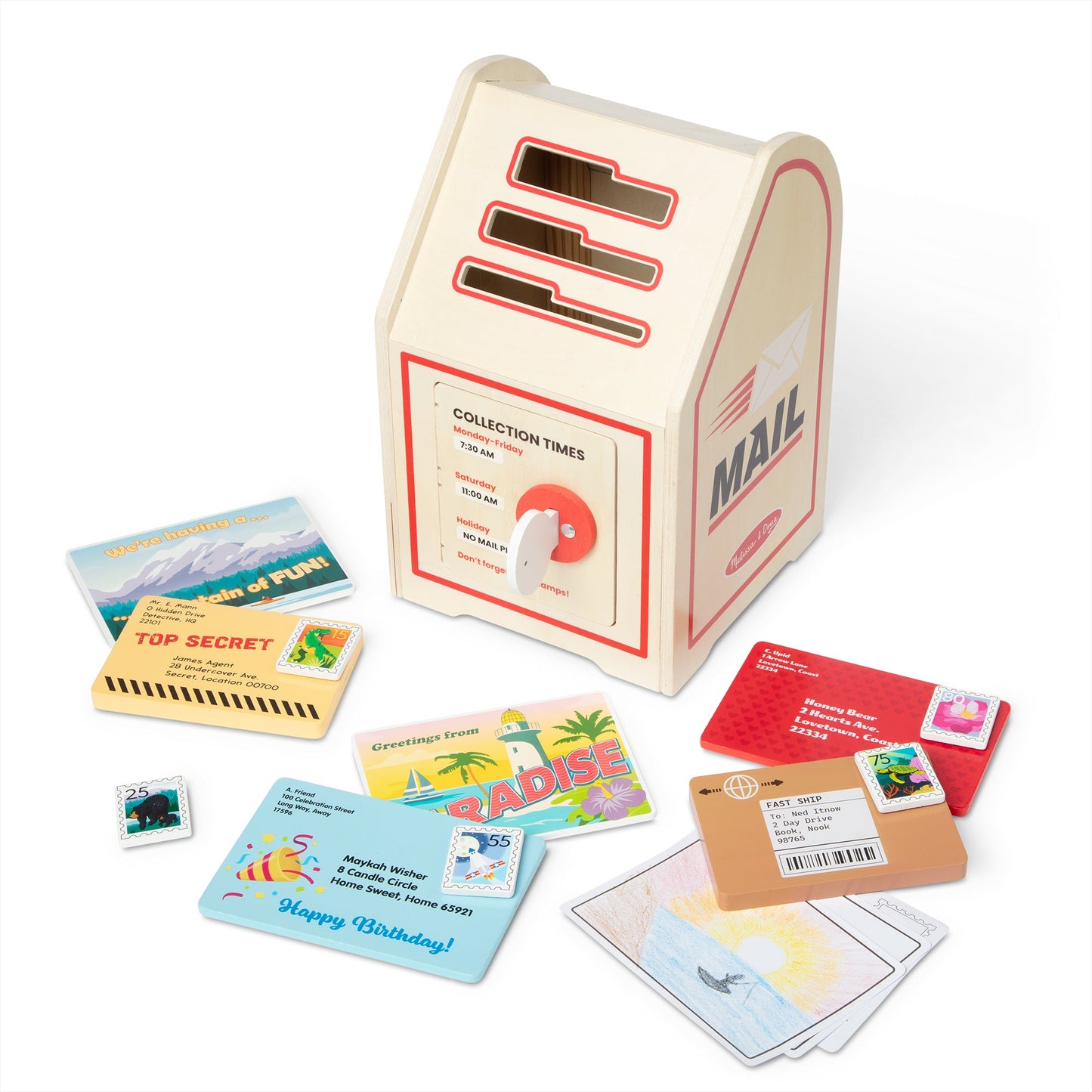 Melissa & Doug Stamp and Sort Mailbox Play Set