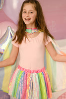 Stripy Sequins Skirt (size 4-6)