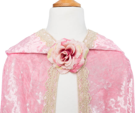 Deluxe Pink Princess Cape (Size 5-6)