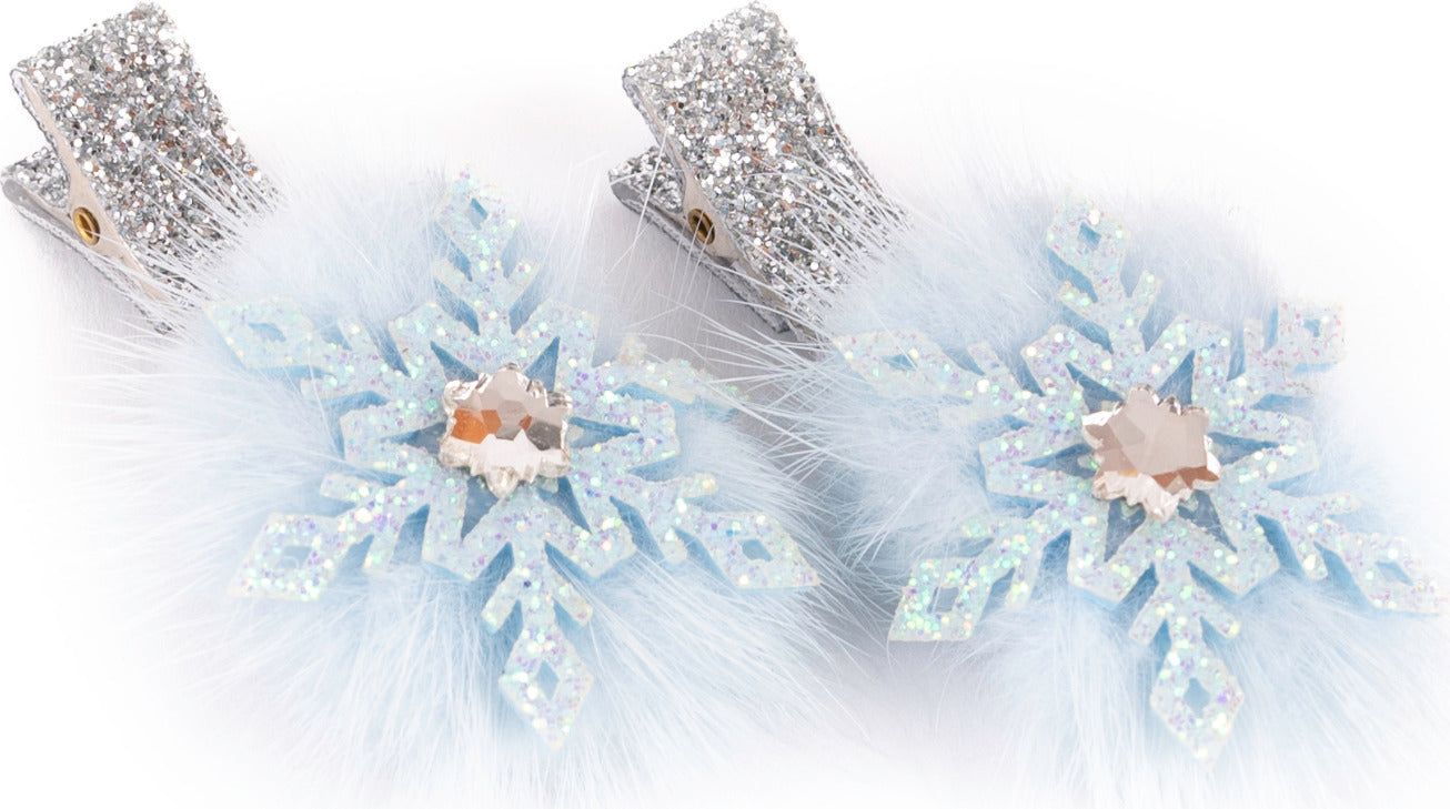 Frosty Sisters Hairclips, 2pc