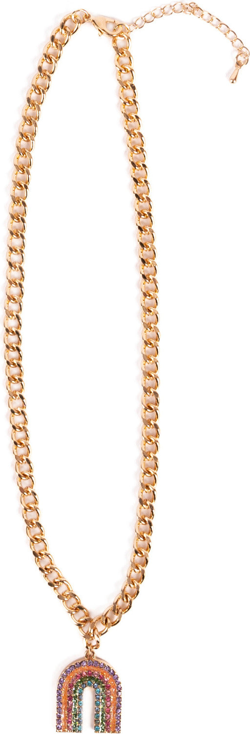 Boutique Chic Somewhere Over the Rhinestone Necklace