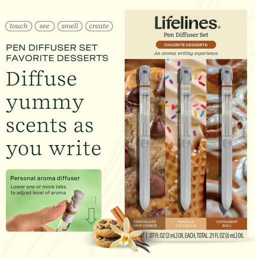 Lifelines Yummy Pen Diffusers - Favorite Desserts (3 pack)