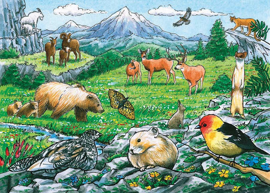 Rocky Mountain Wildlife (Tray Puzzle)