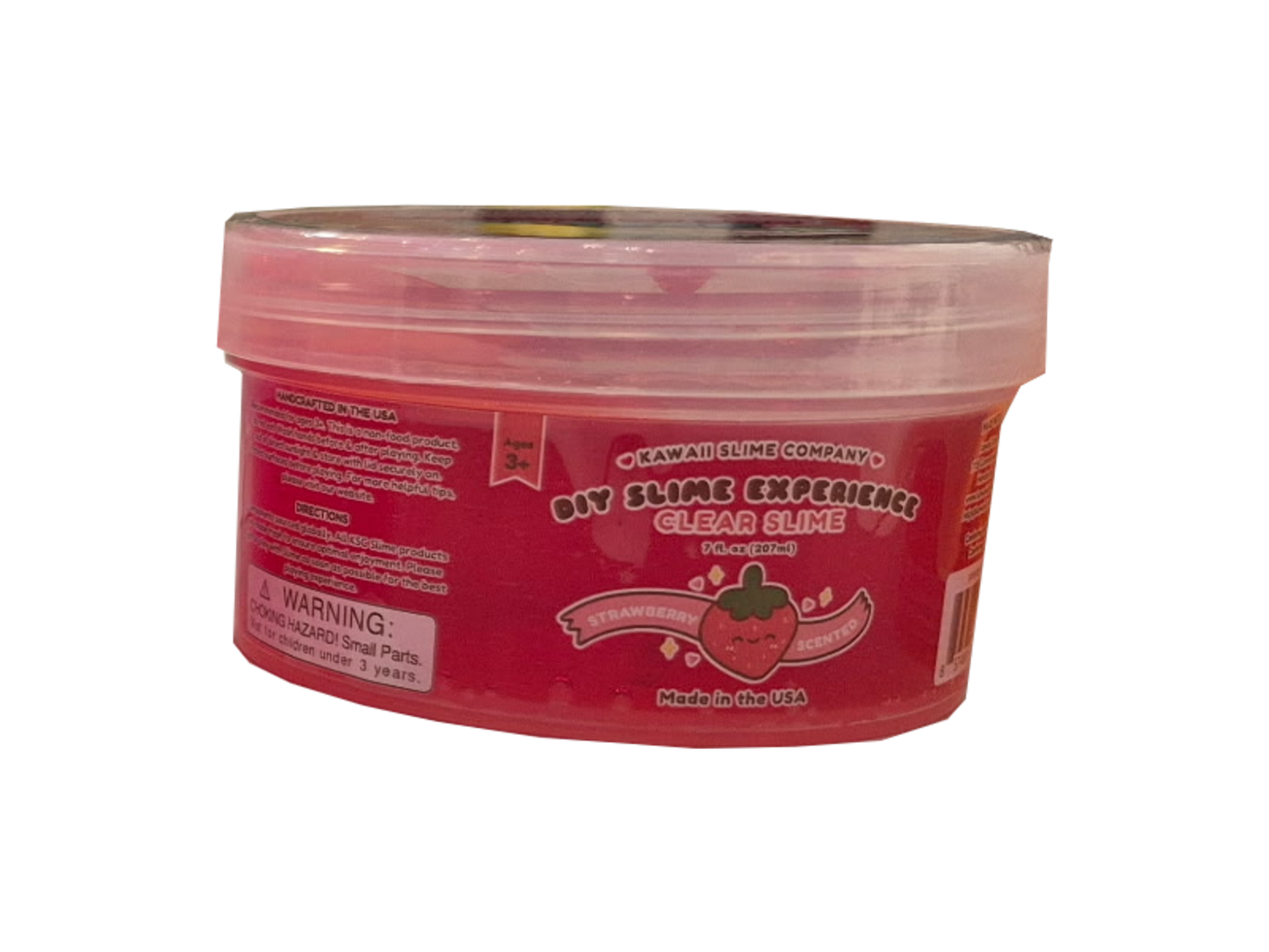 Kawaii Slime Clear Slime Red