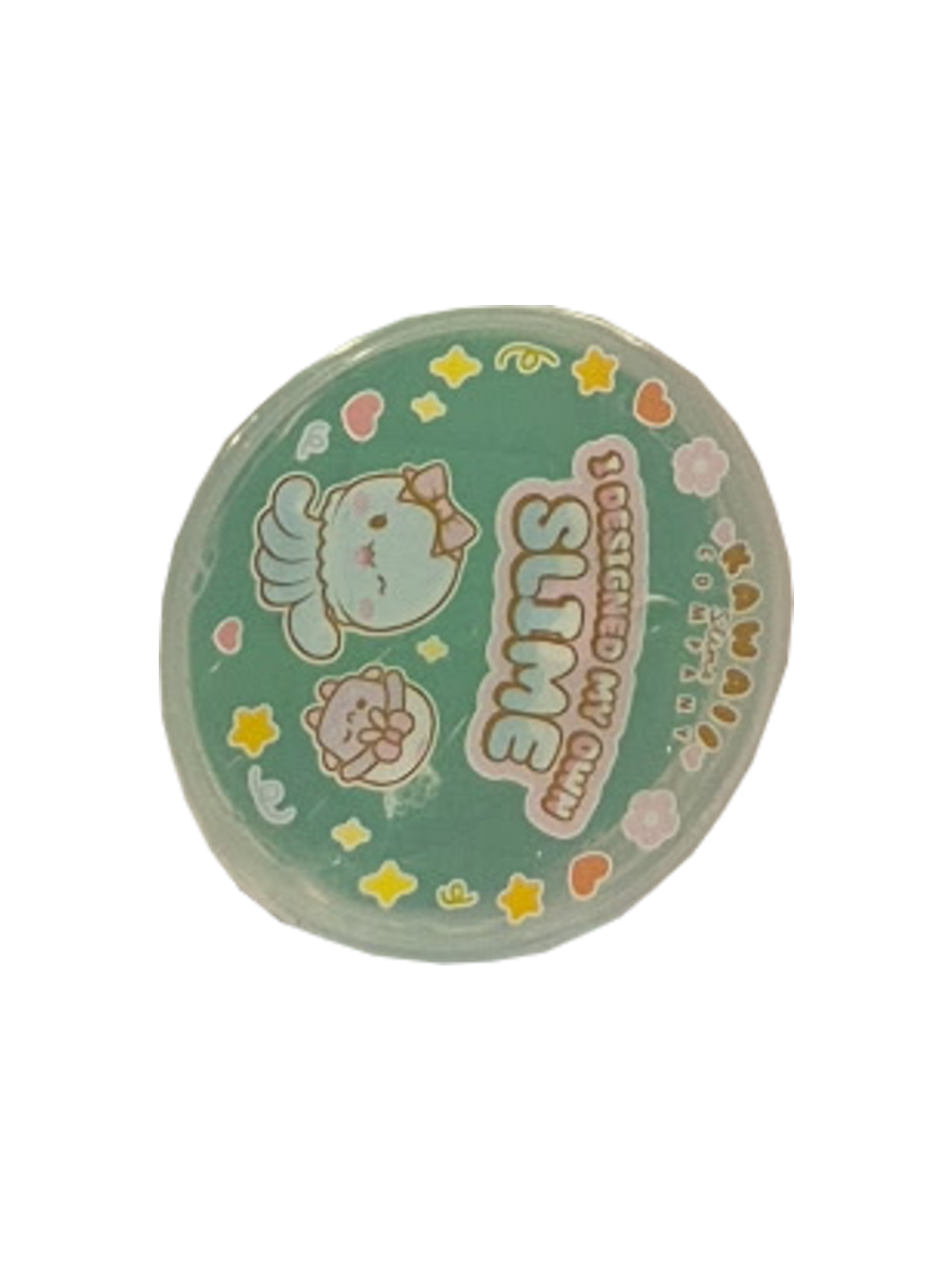 Kawaii Slime Clear Slime Teal