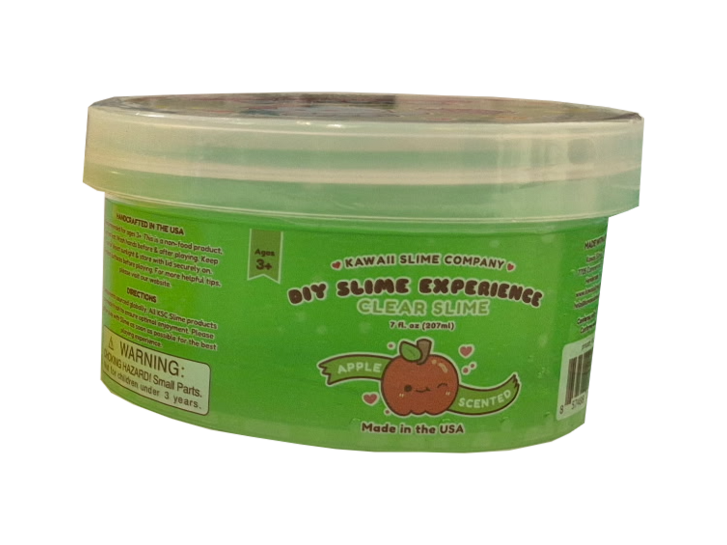 Kawaii Slime Clear Slime Lime