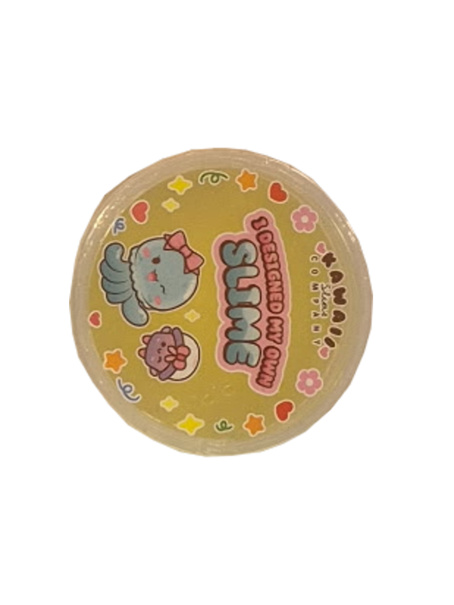 Kawaii Slime Clear Slime Yellow