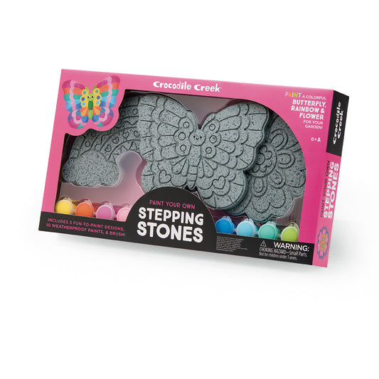 Crocodile Creek Paint Your Own Stepping Stones Butterfly Rainbow