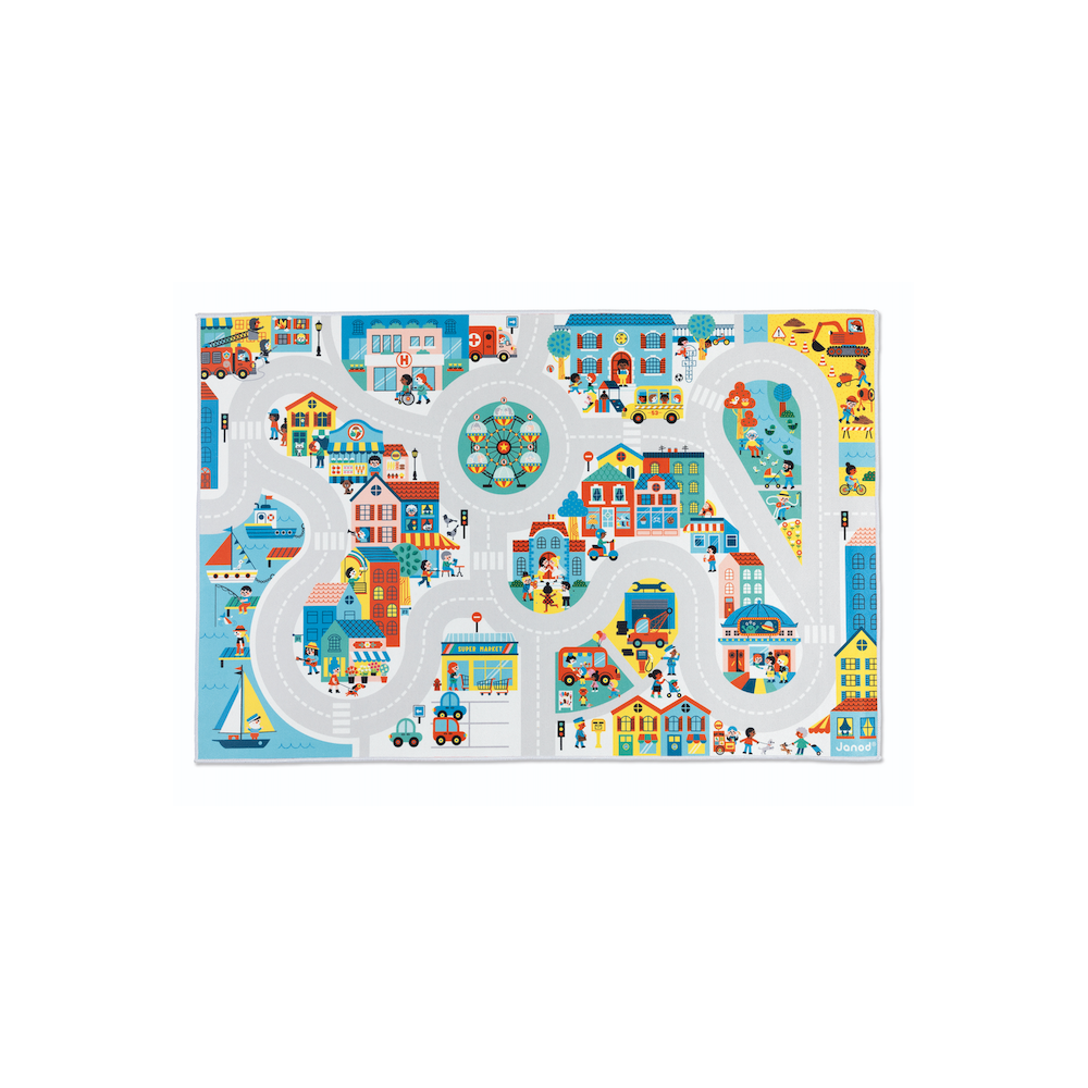 Jura Toys J05910 Crossroads City Play Mat