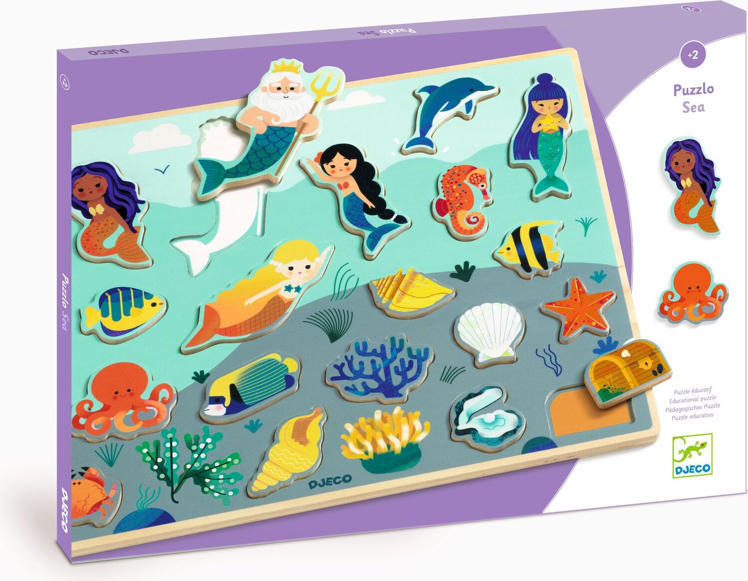 Puzzlo Sea Wooden Puzzle