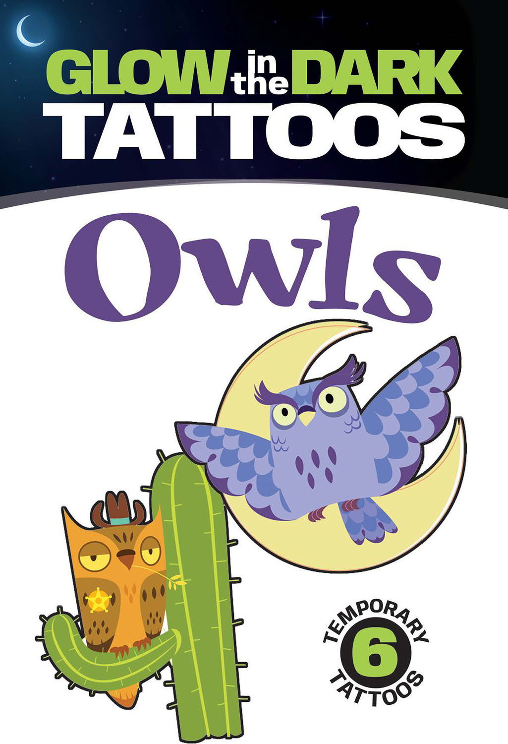 Glow-in-the-Dark Tattoos: Owls