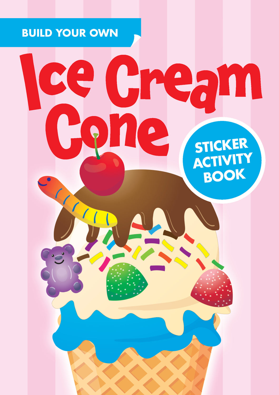 Build Your Own Ice Cream Cone Sticker Activity Book