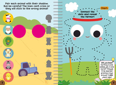 Buddy & Barney Draw Learn Play Farm - Wipe-Clean Activity