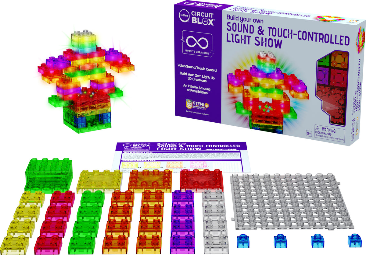 Circuit Blox™ Sound & Touch-Controlled Light Show