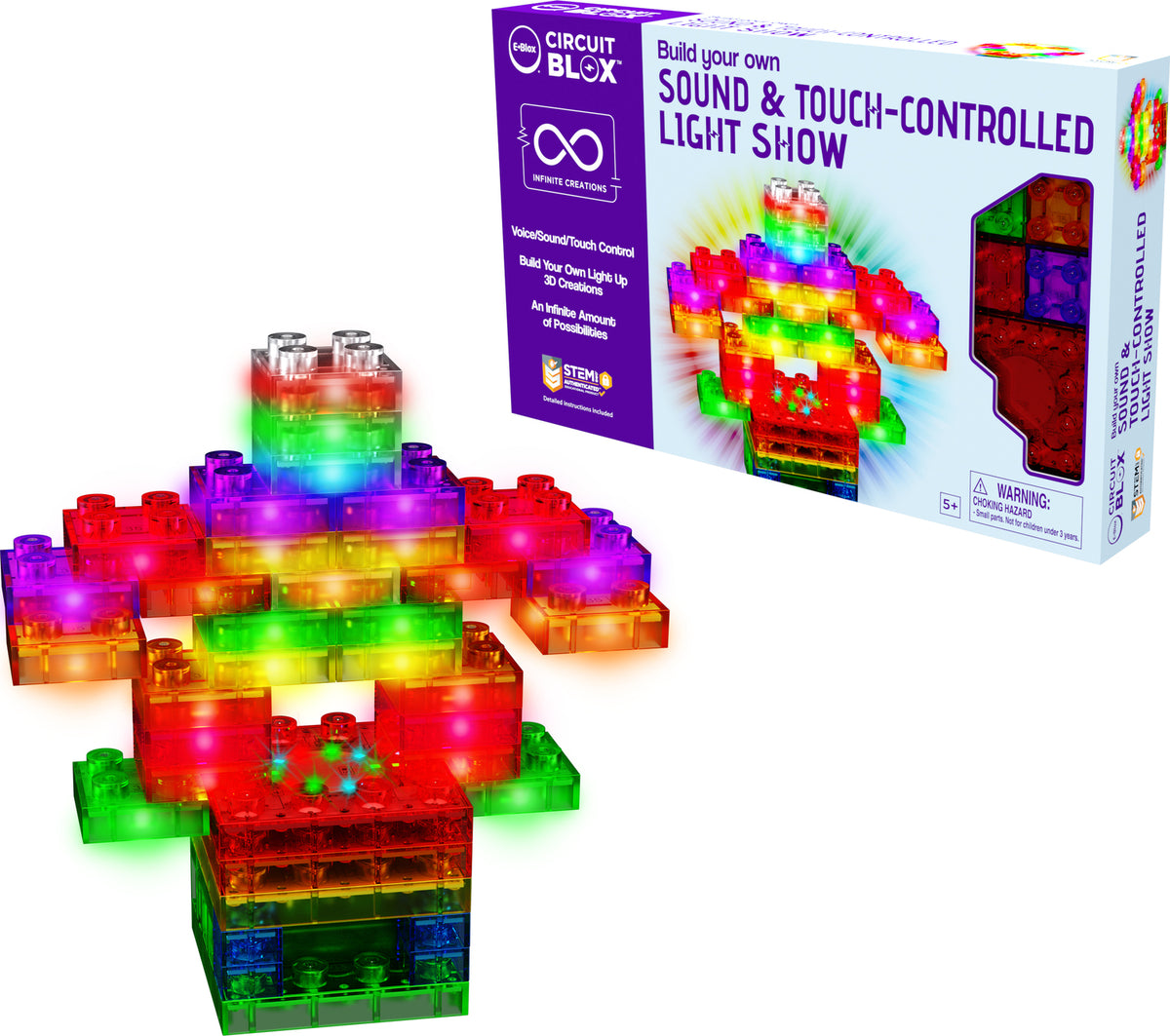 Circuit Blox™ Sound & Touch-Controlled Light Show