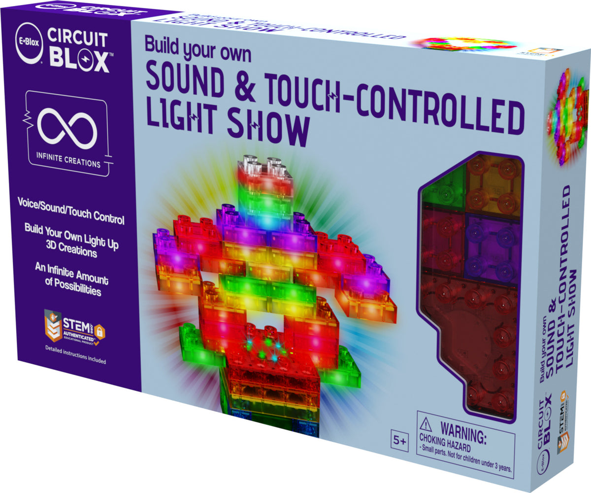 Circuit Blox™ Sound & Touch-Controlled Light Show