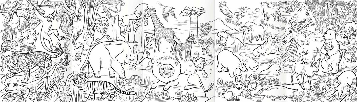 Wild Animals Biggie Mini Mural