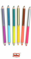 Dinosaur 6 Jumbo Double-Sided Pencils