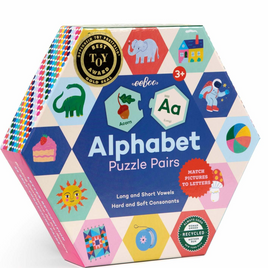 Alphabet Hexagon Puzzle Pairs