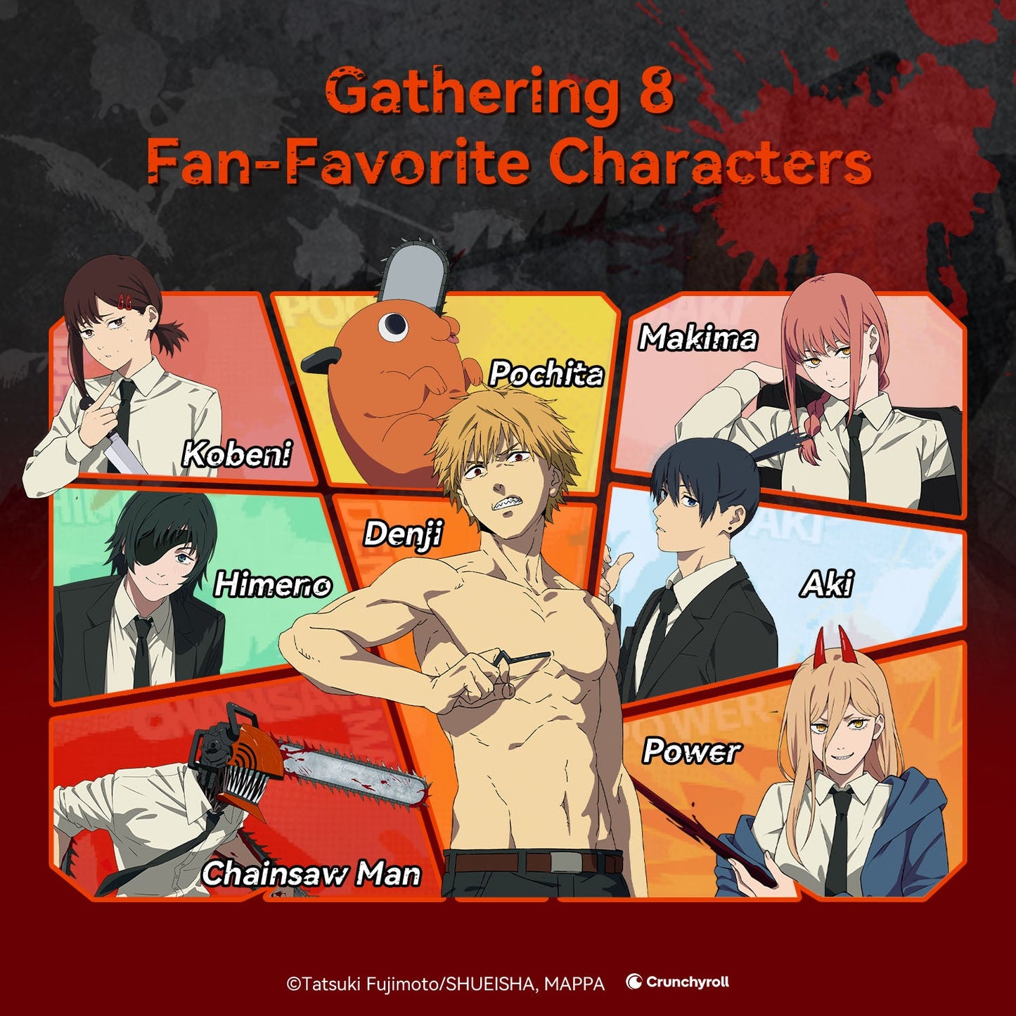 Puremind Chainsaw Man Characters United Wooden Gallery