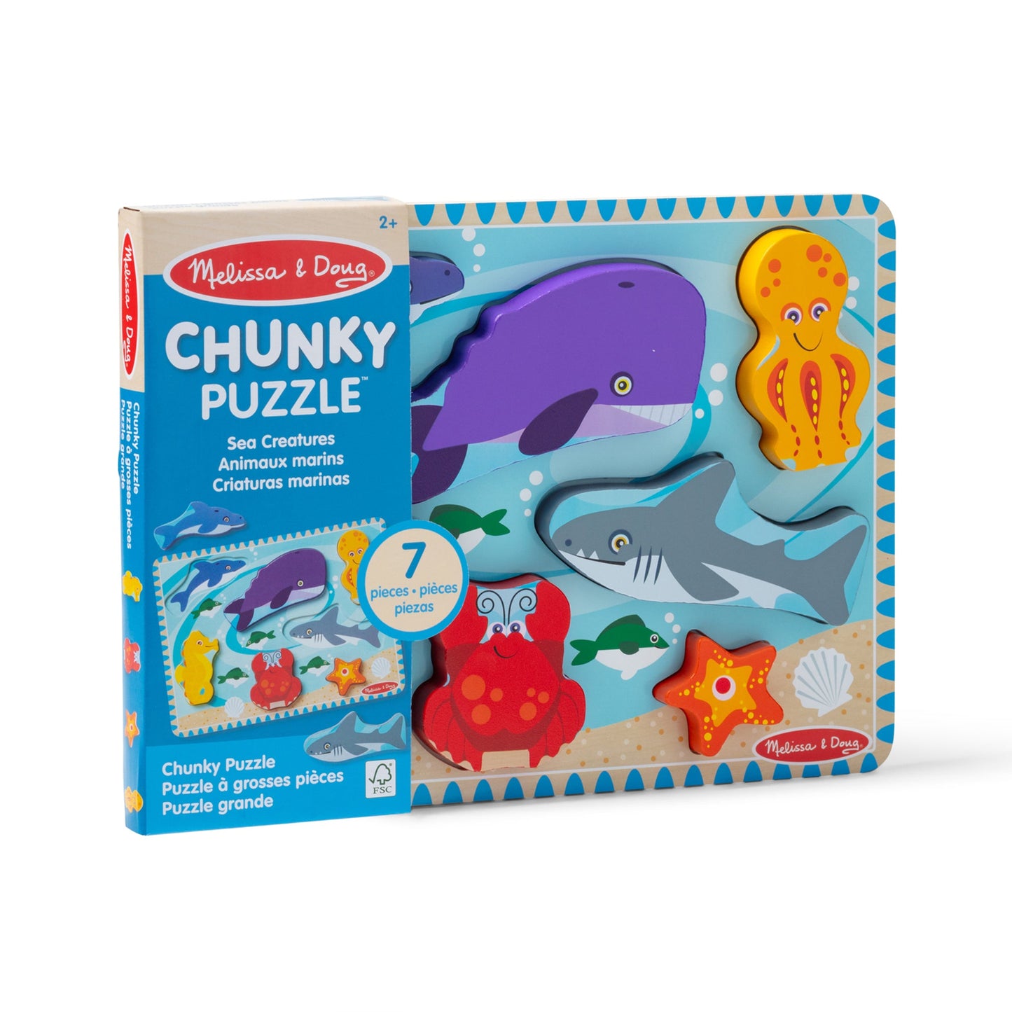 Melissa & Doug Sea Creatures Chunky Puzzle