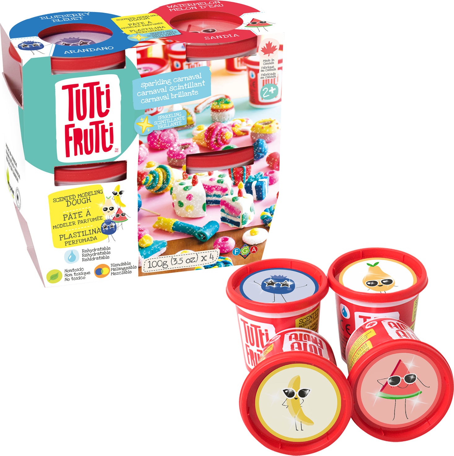 Tutti Frutti 4-Pack Sparkling Fruit Scents