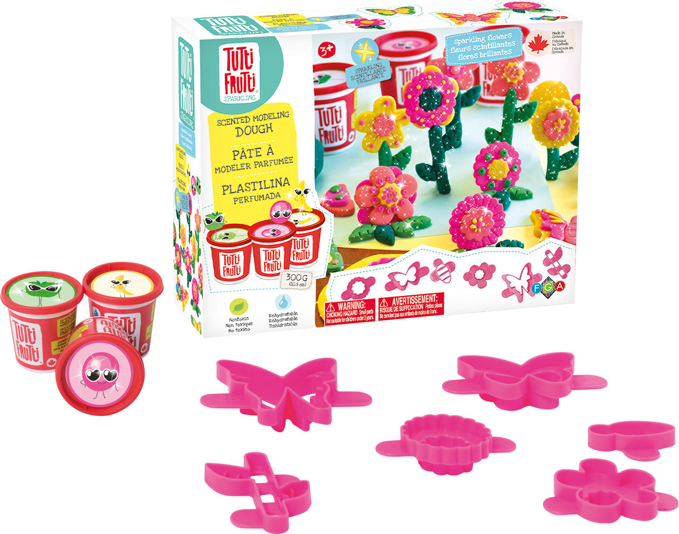 Tutti Frutti Sparkling Flowers Trio Kit