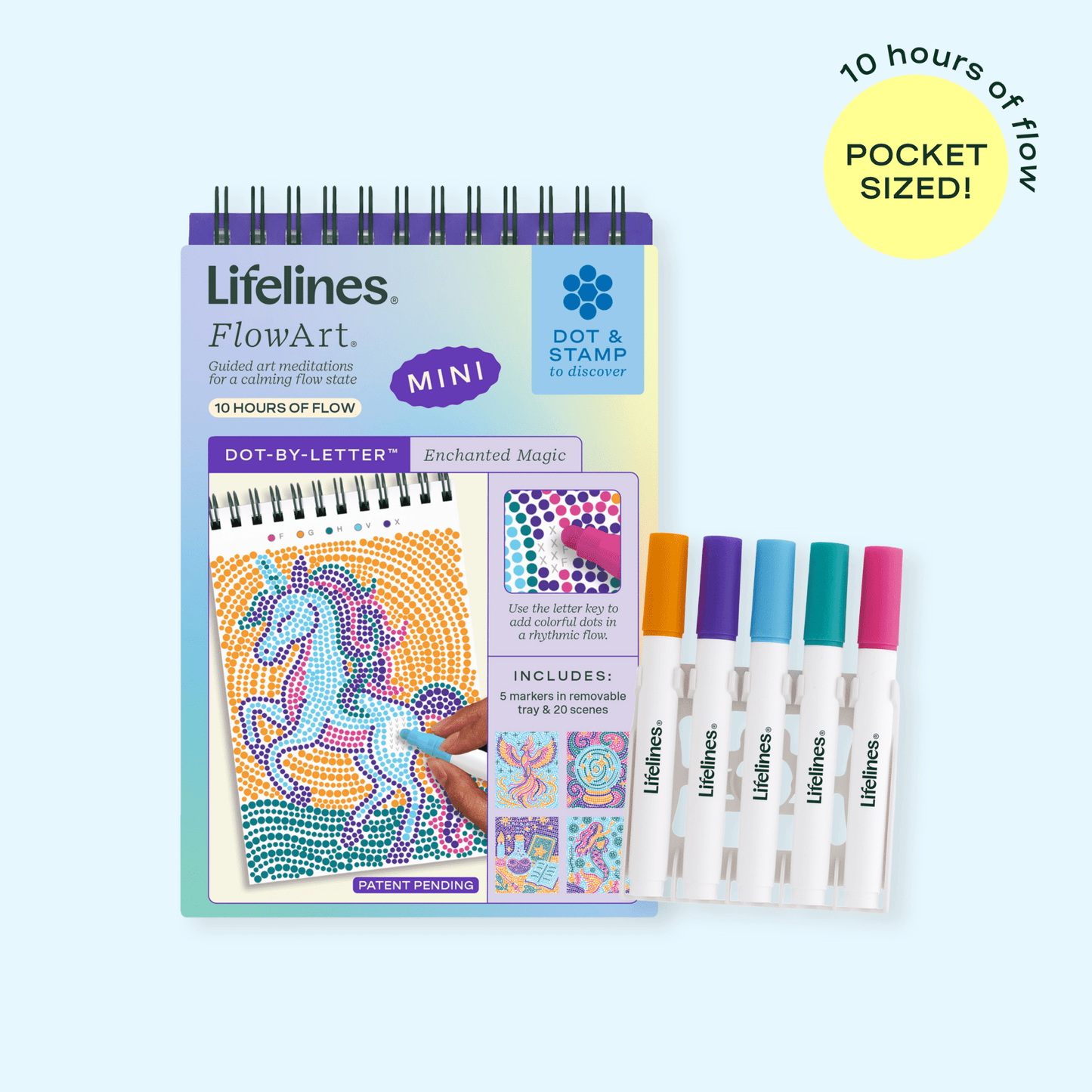 LifeLines FlowArt® Mini - Dot-by-Letter Enchanted Magic
