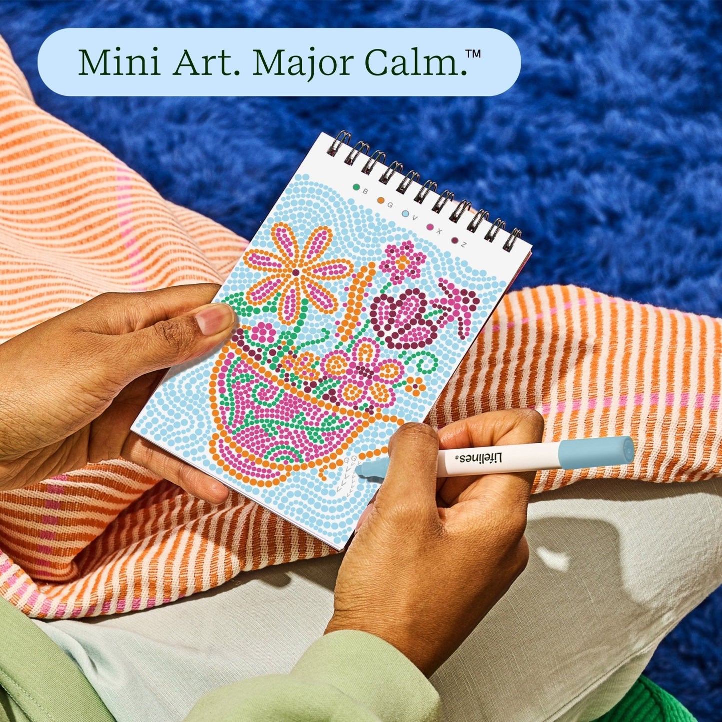 LifeLines FlowArt® Mini - Dot-by-Letter Pretty Petals