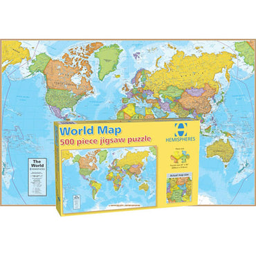 500 pc HEMA World Puzzle