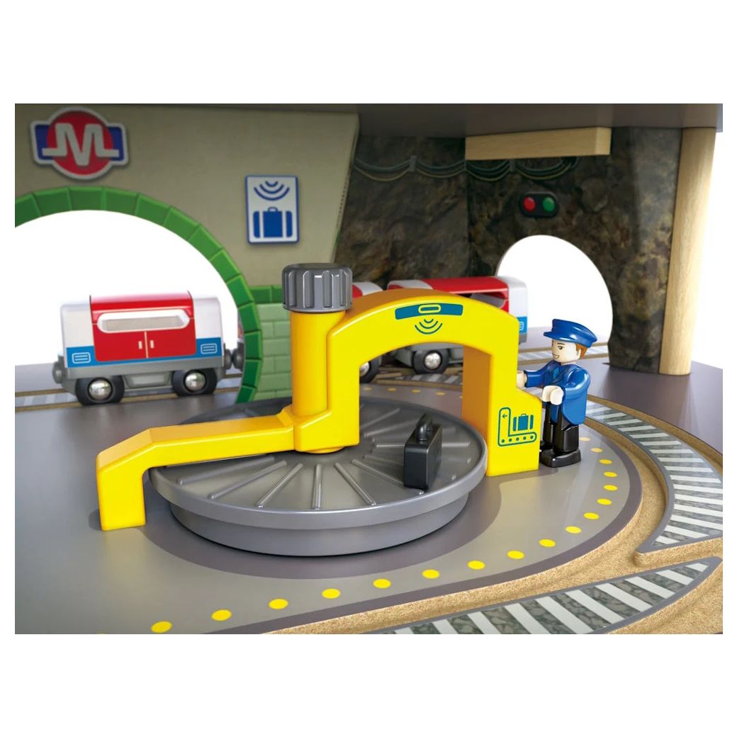 Hape Multi-Level Railway City Set