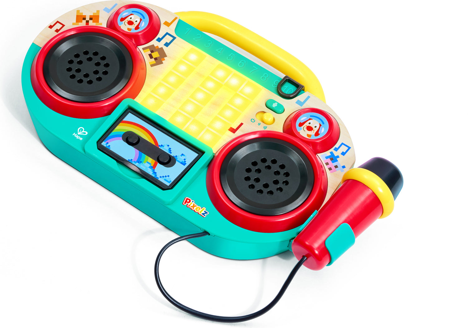 Hape Sing-Along Pixel Boombox (Pixelz) – TimbukToys