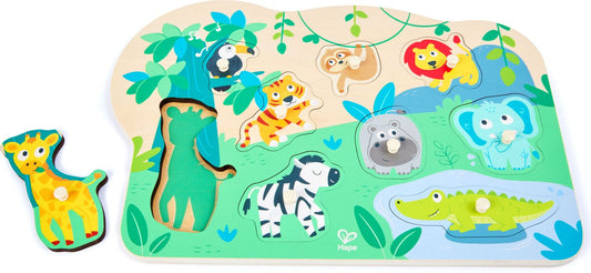 Wild Animals Peg Puzzle