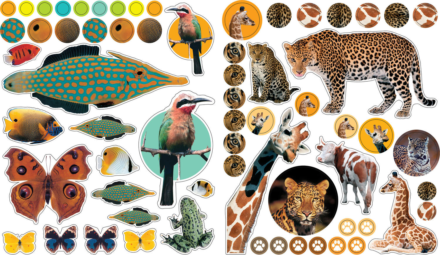 Eyelike Stickers: Animals