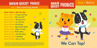 Brain Quest Phonics Readers: Set 1: 12 Decodable Readers: Short and Long Vowels