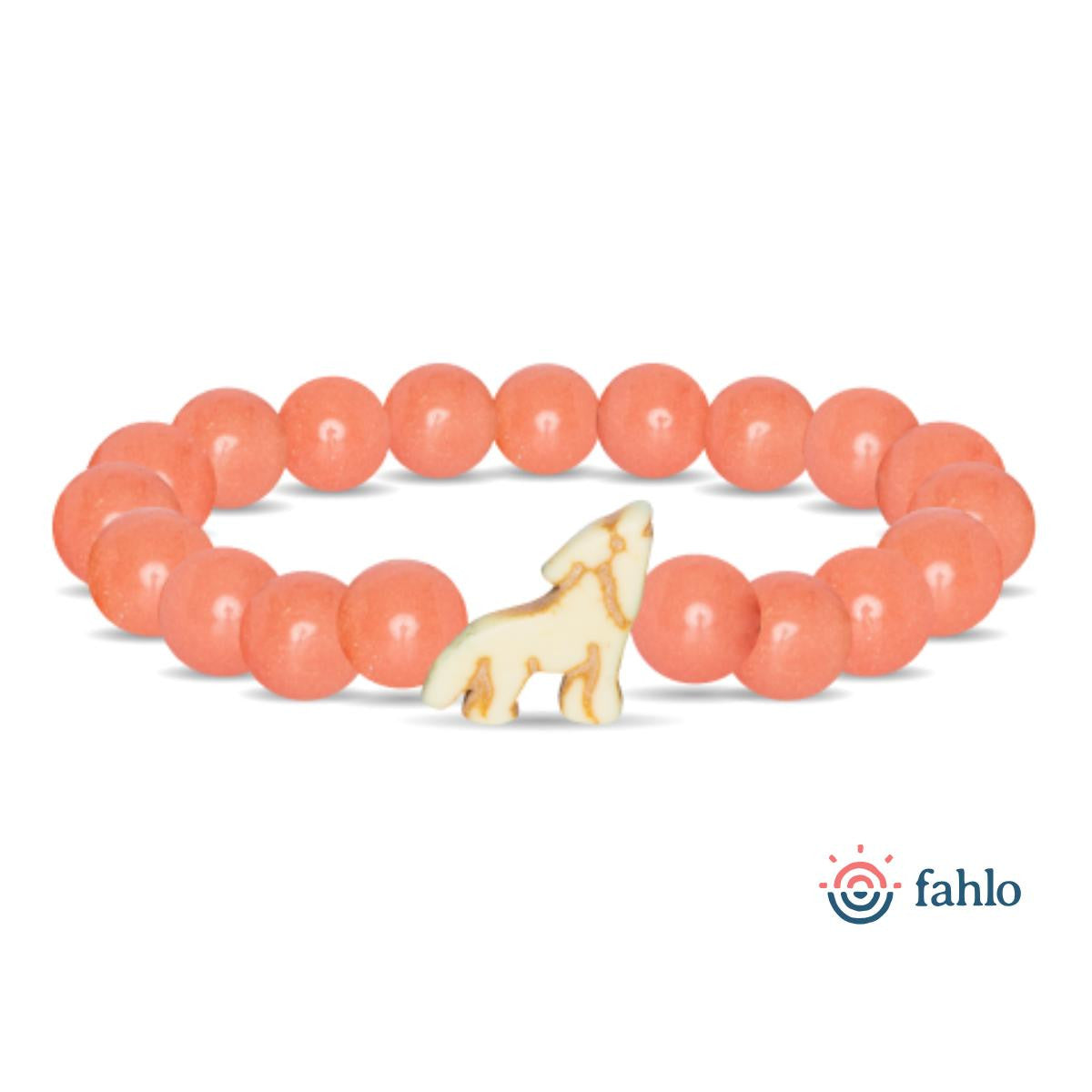 Fahlo Red wolf Bracelet Sunrise Glow