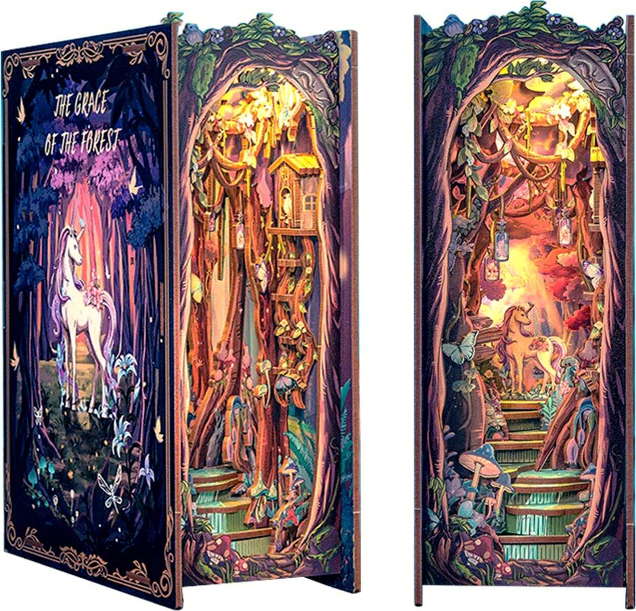Bookend Puzzle: Grace of Forest
