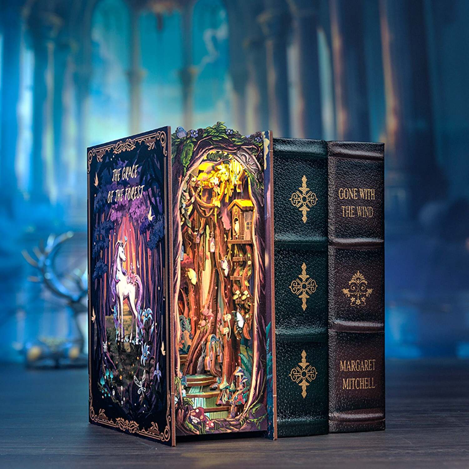 Bookend Puzzle: Grace of Forest
