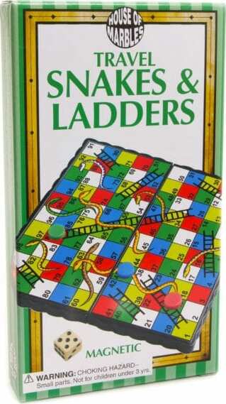 Magnetic Travel Snakes and Ladders