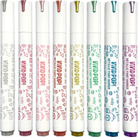 Vivid Pop! Water Based Paint Markers - Metallic - Set of 8