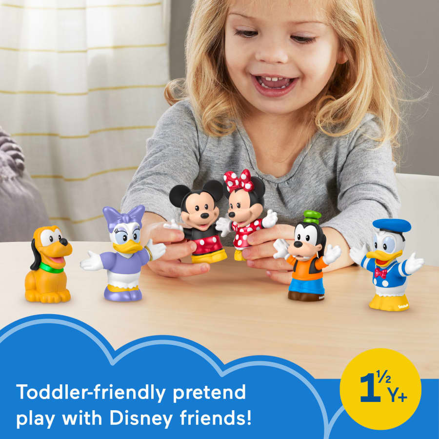 Fisher Price Little People Disney Mickey & Friends 6-Piece Figure Set