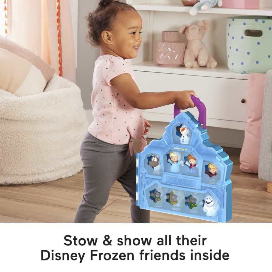 Fisher Price Disney Frozen Carry Along Castle Case Playset