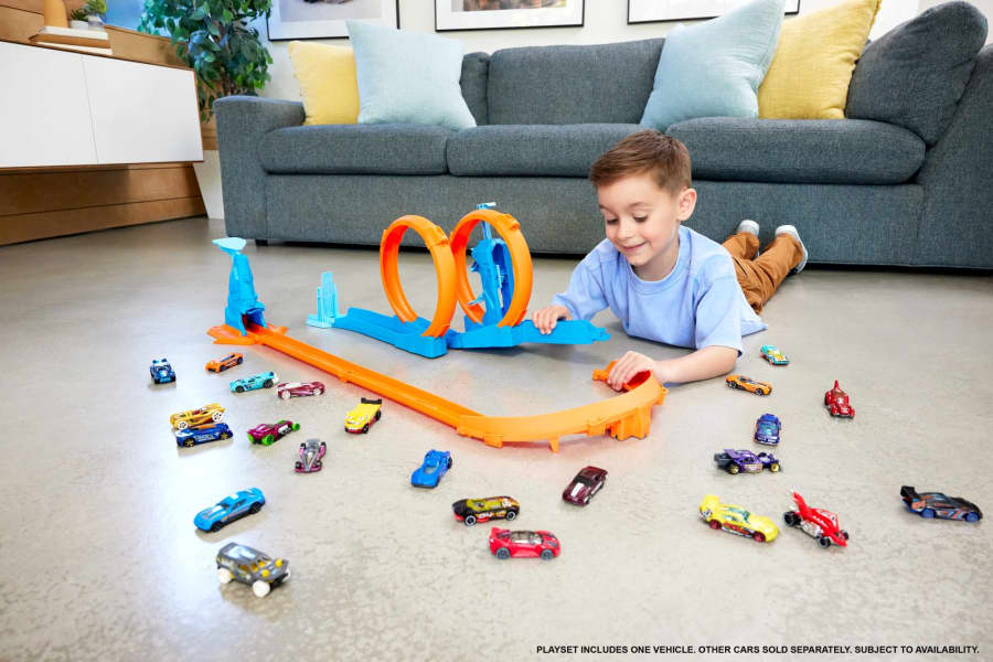 Mattel Hot Wheels Track Creator Triple Loop Pack