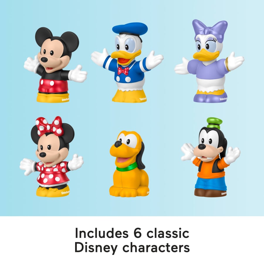 Fisher Price Little People Disney Mickey & Friends 6-Piece Figure Set