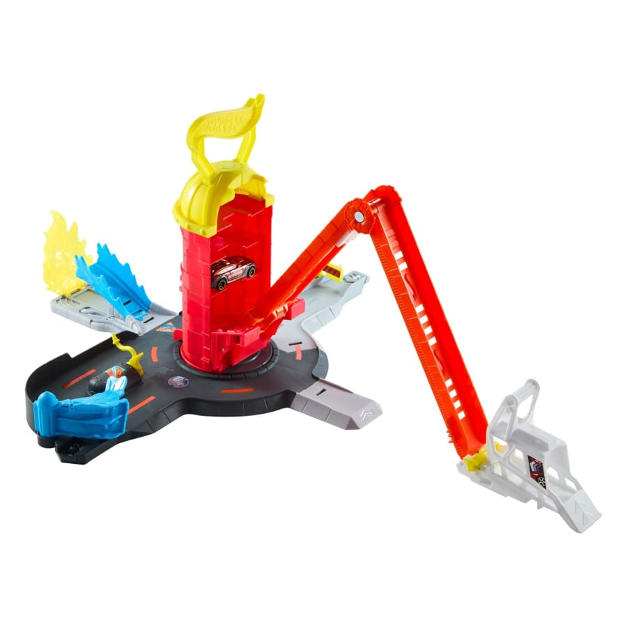 Mattel Hot Wheels City Super Fire Station Rescue Playset